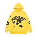 Sp5der Beluga Hoodie Onyx Yellow
