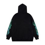Sp5der Angel Number Hoodie Black