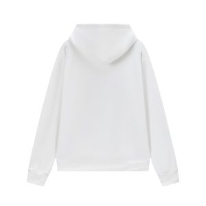 Sp5der OG Rhinestone Logo Hoodie White