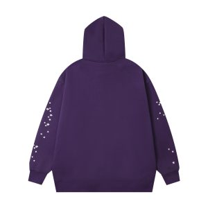 Sp5der Web Hoodie Purple