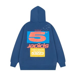 Spider Worldwide Navy Logo Hoodie
